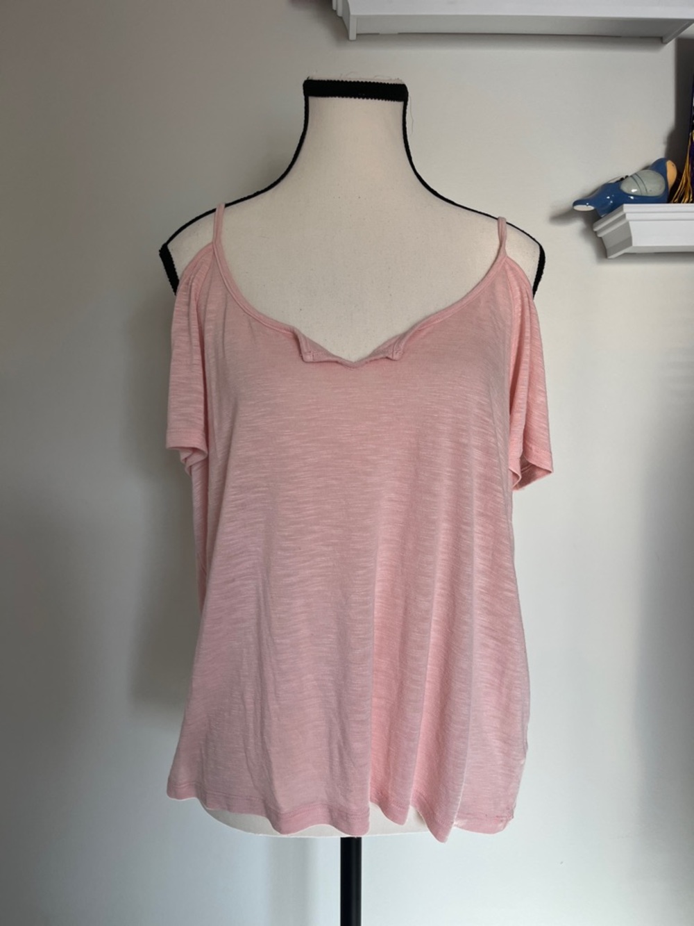 Mudd Oversized Cold Shoulder Top